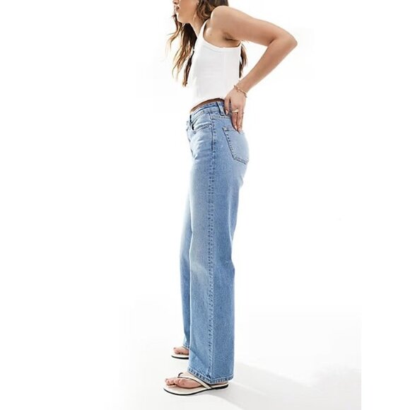 ASOS Classic Blue Straight Leg Jeans - Picture 12 of 12
